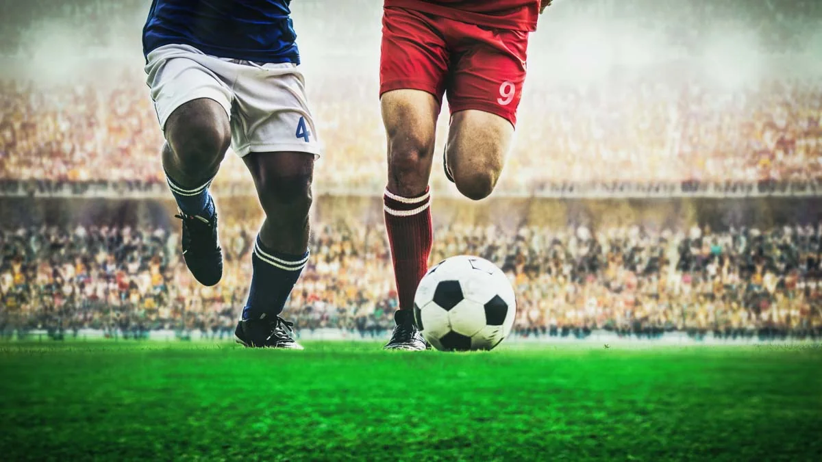 Pertandingan olahraga yang menggambarkan suasana event live ASIA303